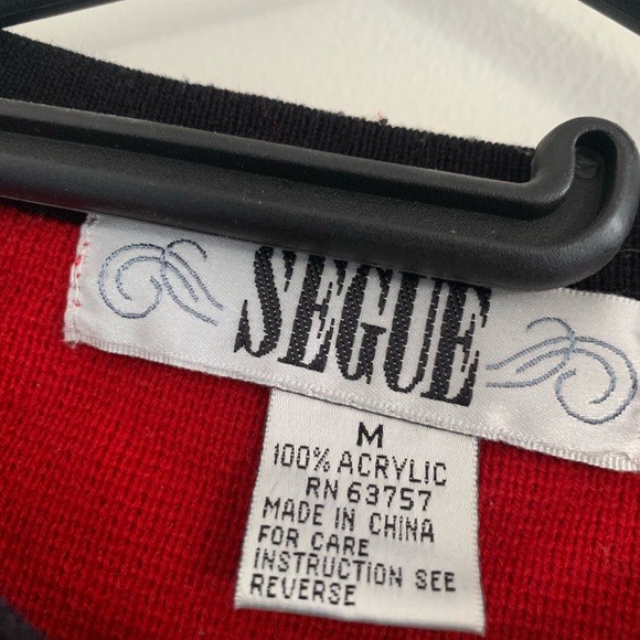 Segue Vintage Button Up Sweater PTP 21” - Picture 3 of 3